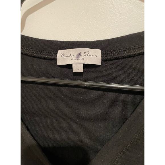 Vintage Michael stars cardigan black button up size small - Picture 6 of 7